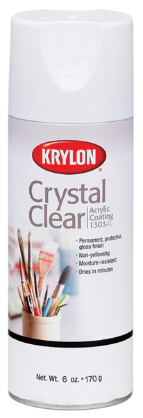 Krylon(R) Crystal Clear Acrylic Coating Aerosol Spray 6oz